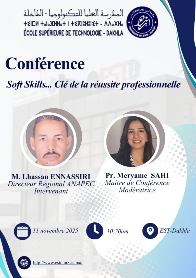 Conférence : SoftSkills .. Clé de la Réussite Professionnelle